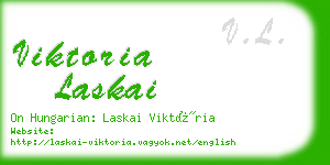 viktoria laskai business card